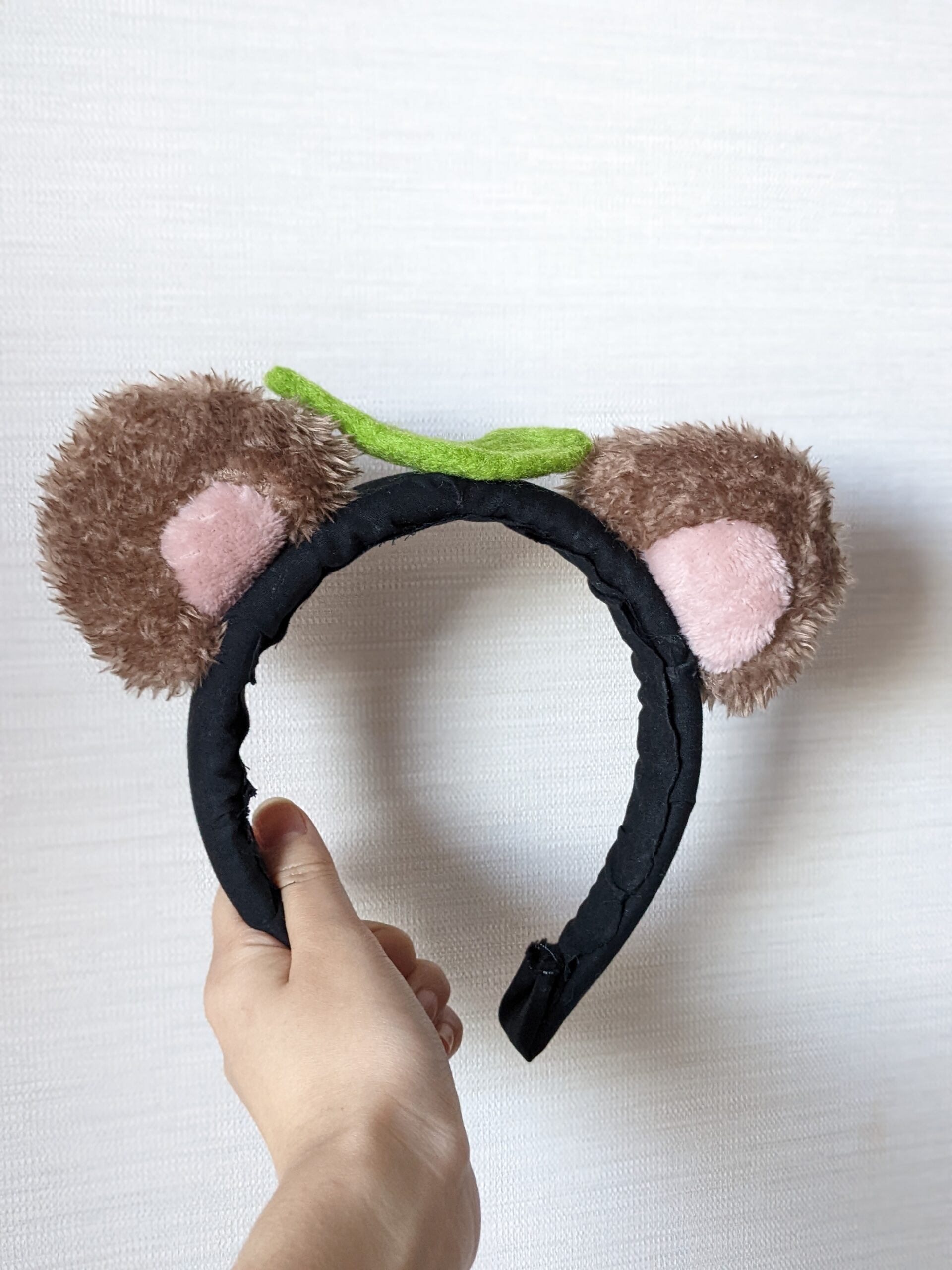 クマ耳のカチューシャ作ってみた！